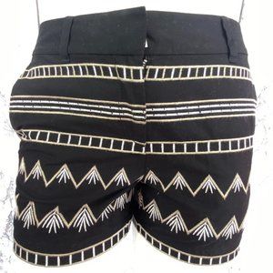 BLACK & TAN EMBROIDERED ORIGINAL FIT SHORTS